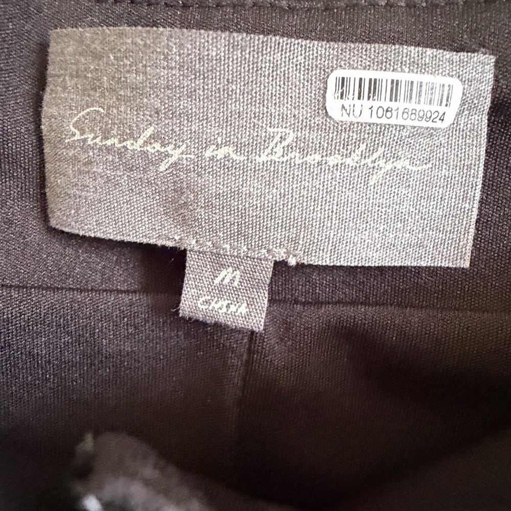 Medium Anthropologie Sunday in Brooklyn Sequin Square Neck Tank top button black - Picture 5 of 17